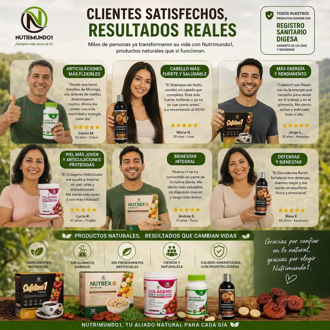 Testimonios de clientes satisfechos con Nutrimundo1