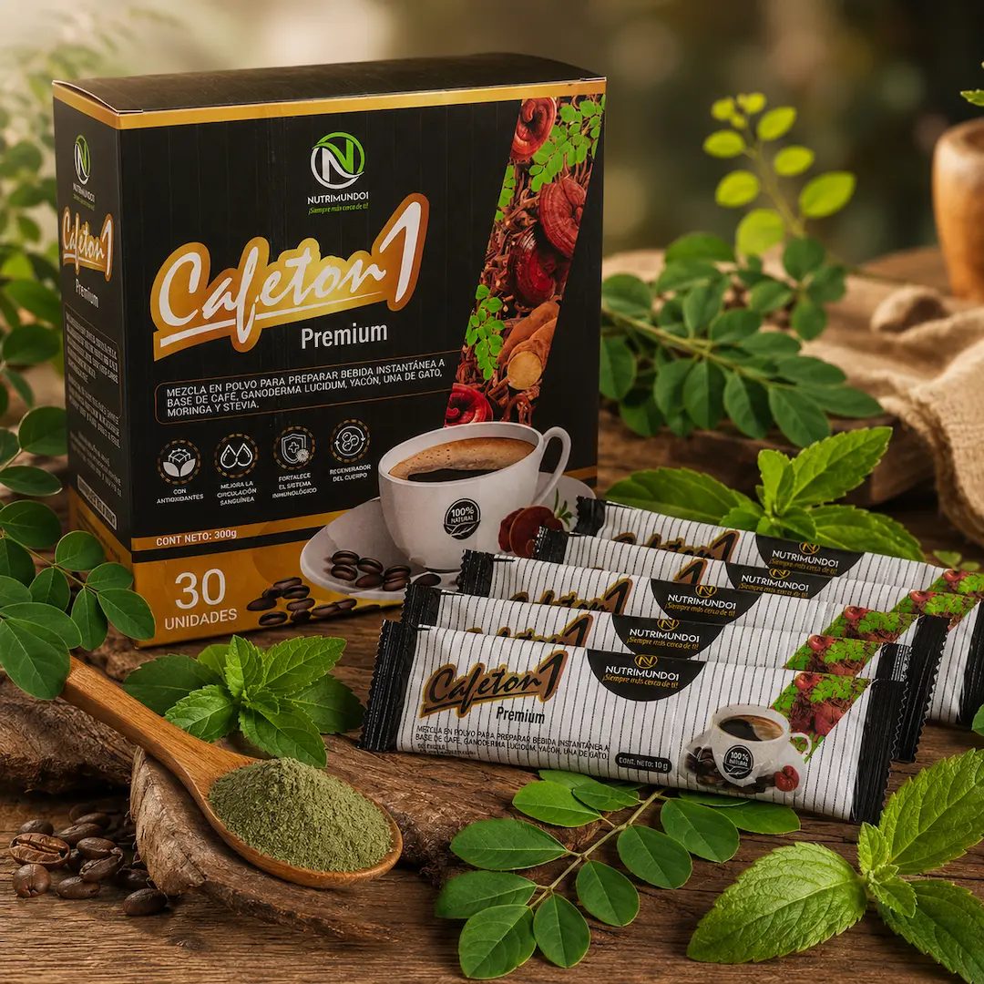 beneficios de Cafeton 1 – moringa y stevia