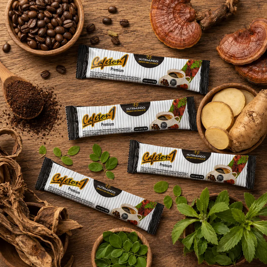 bebida funcional con ganoderma y yacón – Nutrimundo1
