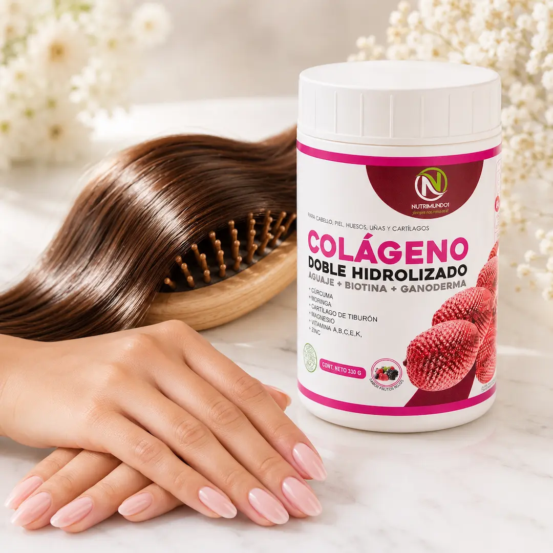 cómo usar el colágeno con aguaje y biotina – uñas y cabello
