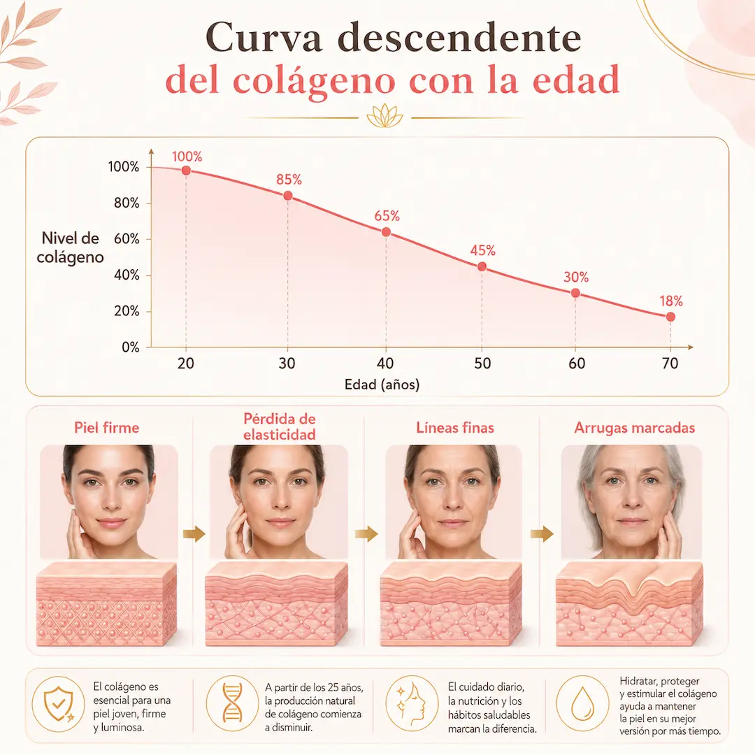 cómo el colágeno con aguaje y biotina transforma tu piel y cabello – envejecimiento