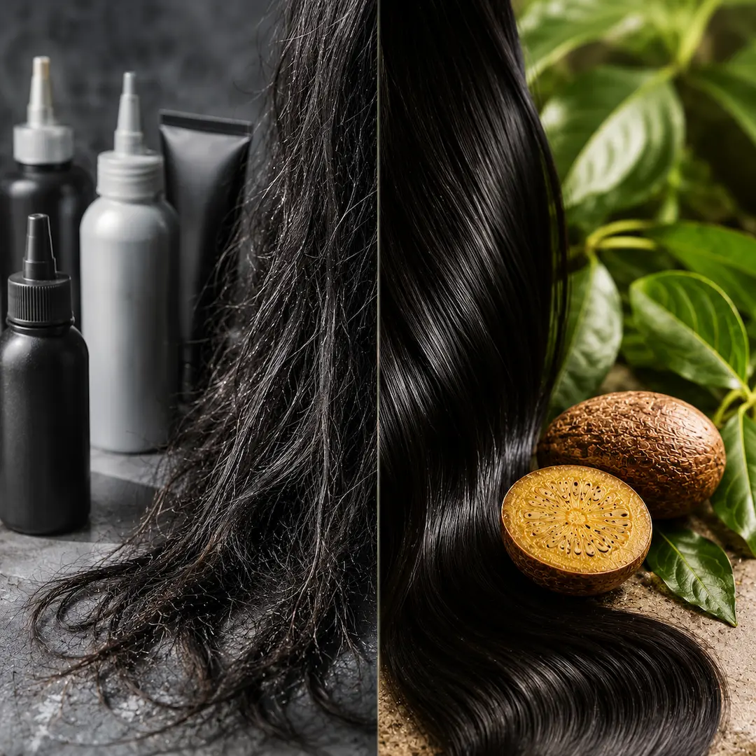 Shampoo de huito vs tintes