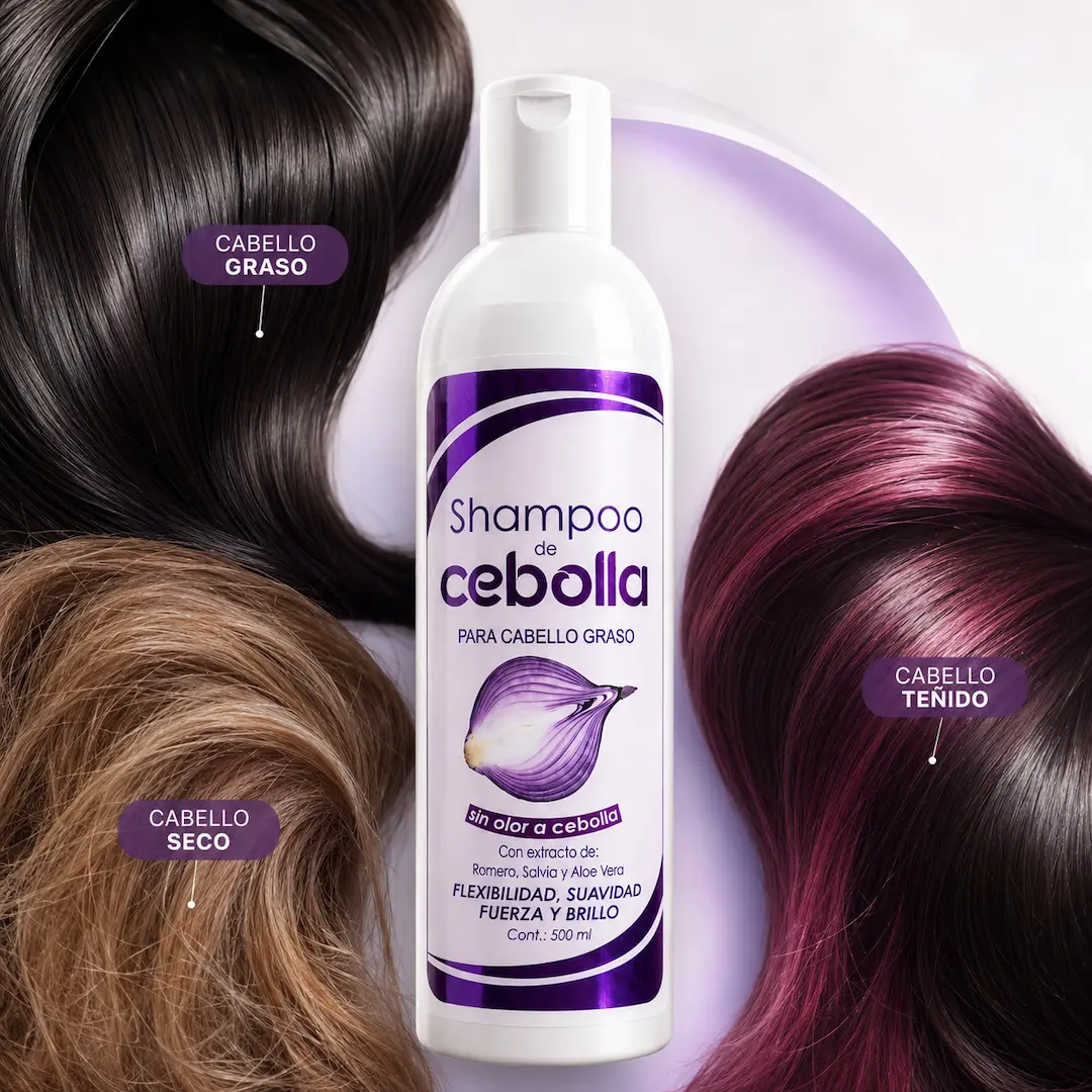 beneficios del shampoo de cebolla para el cabello – tipos