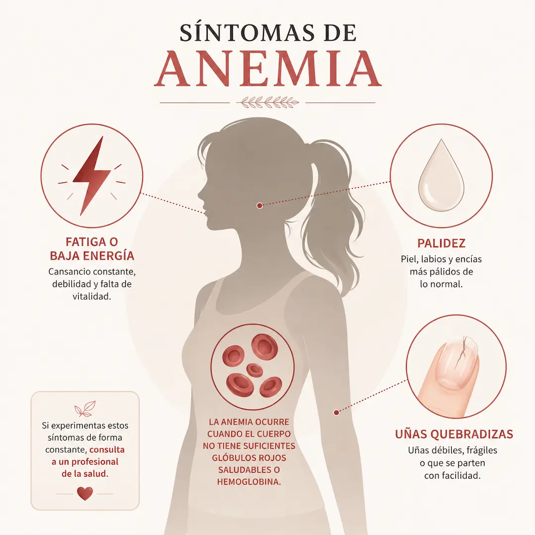 síntomas de anemia y cómo tratarlos naturalmente – Nutrimundo1