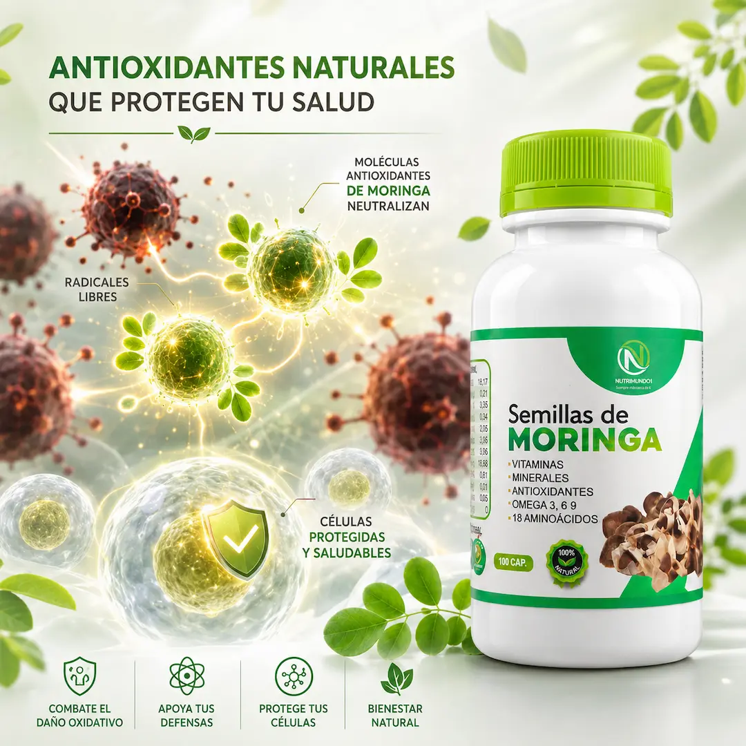 antioxidantes de la moringa contra infecciones – Nutrimundo1