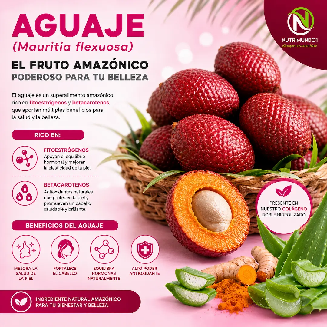 Aguaje, fruto amazónico para la piel y el cabello — Nutrimundo1