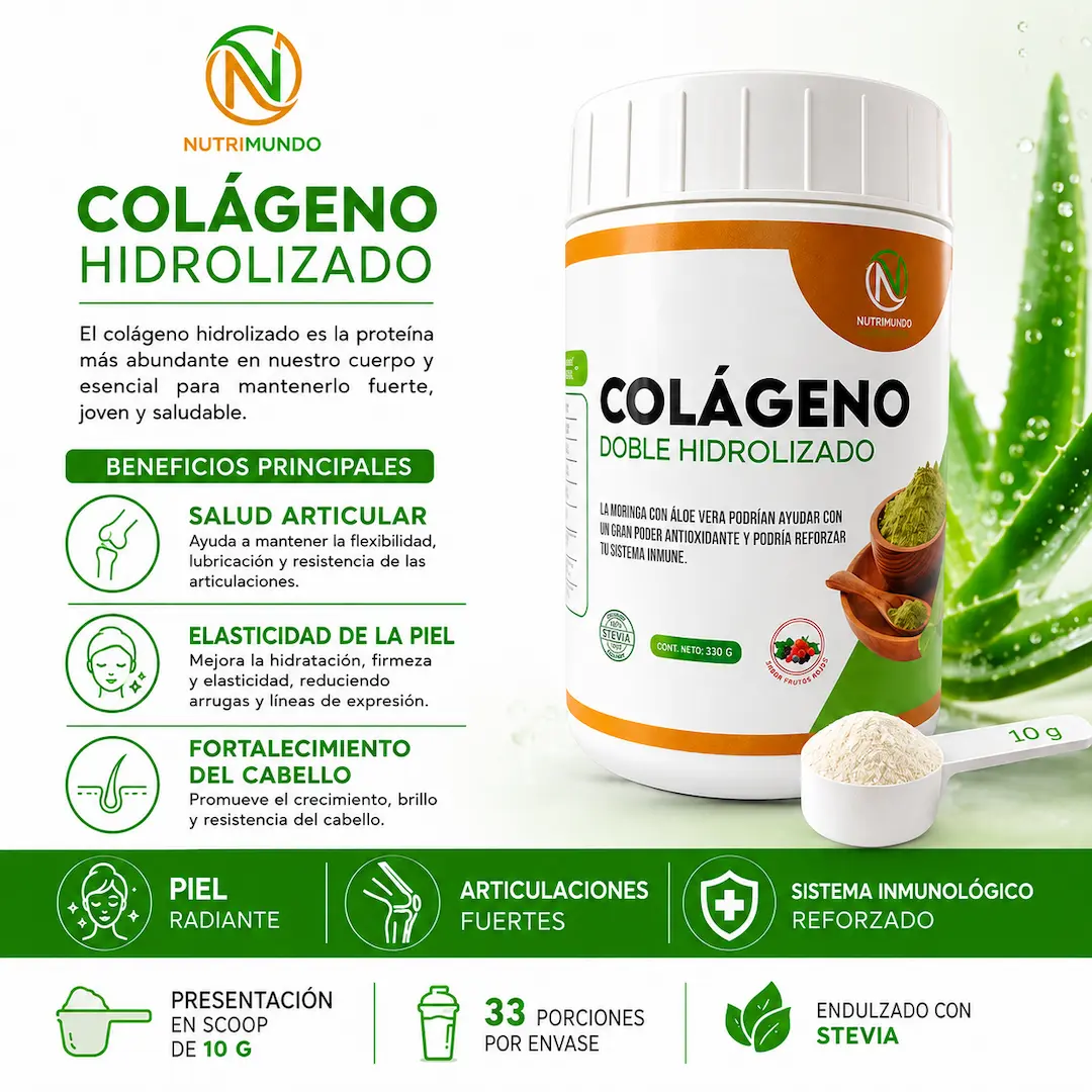 Colágeno hidrolizado para piel y articulaciones — Nutrimundo1