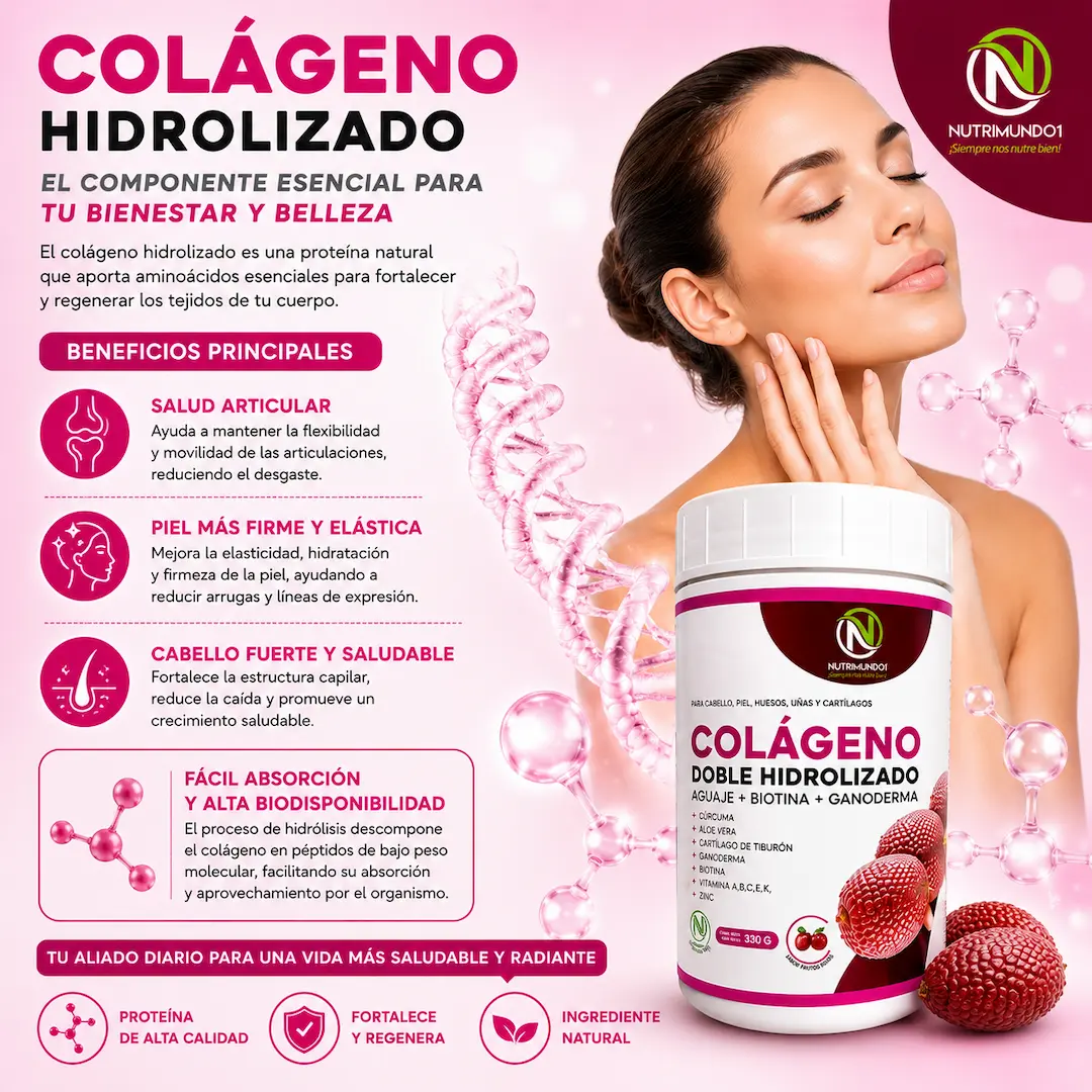 Colágeno hidrolizado para articulaciones y piel — Nutrimundo1