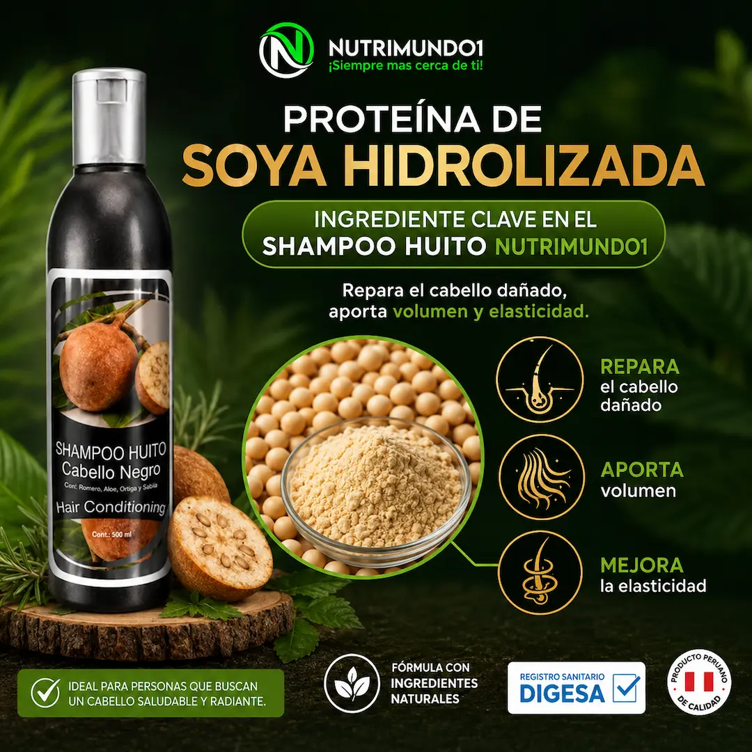 Proteína de soya para reparar el cabello — Nutrimundo1