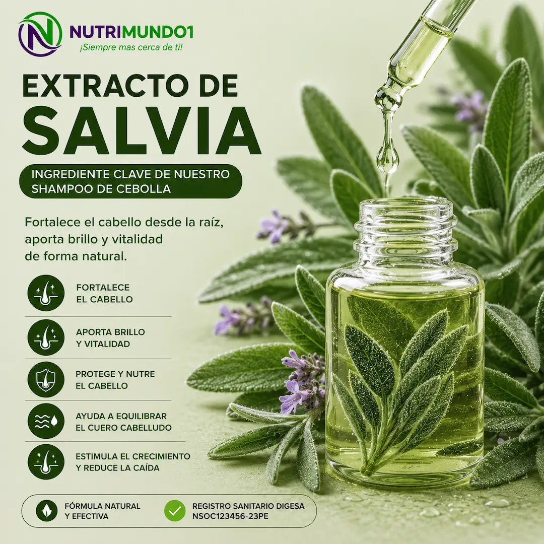 Salvia para el cabello — Nutrimundo1