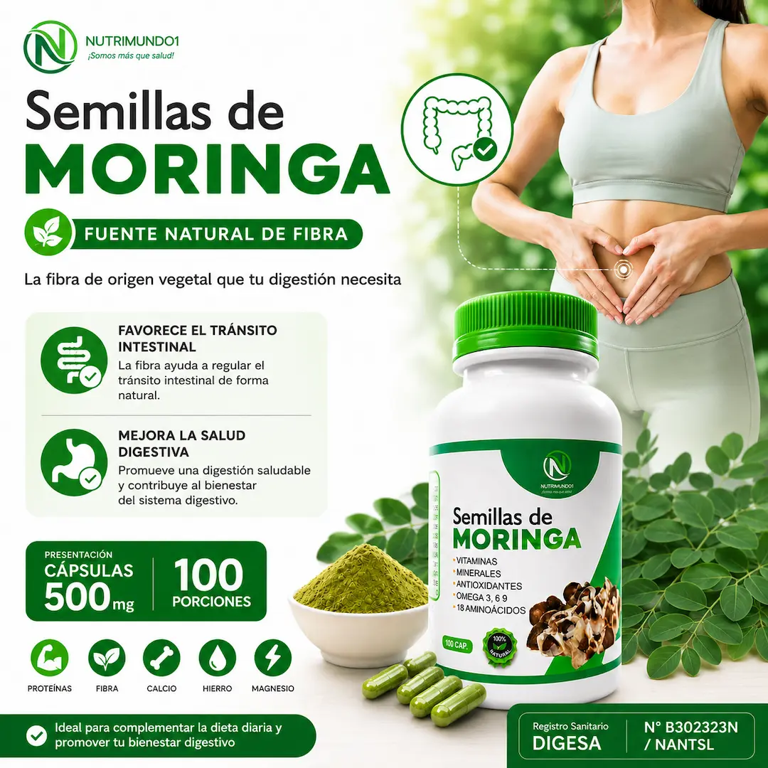 Fibra de la moringa para la digestión — Nutrimundo1